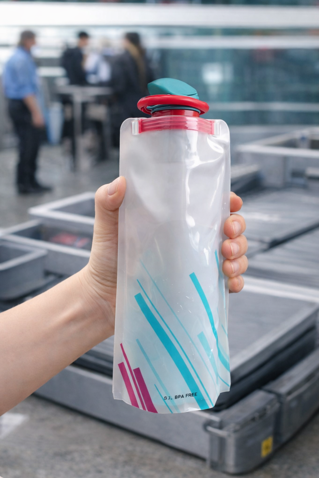 CLEARFLY Collapsible Water Bottle (23oz) – Leak-Proof, Travel-Friendly & Reusable